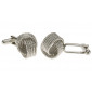 Mens Darya Trading Modern Knot Cufflinks - Image3