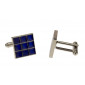 Mens Darya Trading Classic Blue Cufflink - Image3