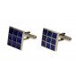 Mens Darya Trading Classic Blue Cufflink - Image4