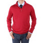 Mens Luciano Natazzi Mock Neck Elbow Pat - Image1