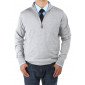 Mens Luciano Natazzi Mock Neck Zip Sweat - Image1