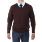 Mens Luciano Natazzi V-neck Cotton Sweat - Image1