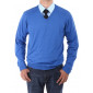 Mens Luciano Natazzi V-neck Cotton Sweat - Image1