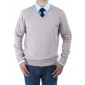 Mens Luciano Natazzi V-neck Cotton Sweat - Image1