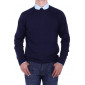 Mens Luciano Natazzi Crew Neck Cotton Sw - Image1