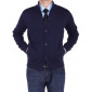 Mens Luciano Natazzi Cotton Mock Neck Ri - Image1