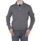 Mens Luciano Natazzi Mock Neck Ribbed Sl - Image1