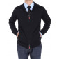 Mens Luciano Natazzi Front Zip Hoodie Sw - Image1