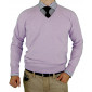 Mens Luciano Natazzi Classic Fit V-neck  - Image1