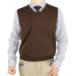 Mens Luciano Natazzi Classic Fit V-neck  - Image1