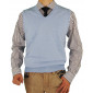 Mens Luciano Natazzi Classic Fit V-neck  - Image1