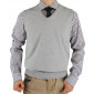 Mens Luciano Natazzi Classic Fit V-neck  - Image1