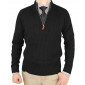 Mens Luciano Natazzi Classic Fit Mock Ne - Image1