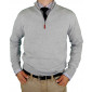 Mens Luciano Natazzi Quarter Zip Mock Ne - Image1