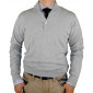 Mens Luciano Natazzi Button Mock Neck Sw - Image1