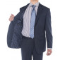 Mens Luciano Natazzi Birds Eye 160S Wool - Image6