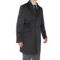 Mens Luciano Natazzi Cashmere Topcoat Mo - Image3