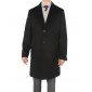 Mens Luciano Natazzi Cashmere Wool Overc - Image1
