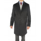 Mens Luciano Natazzi Cashmere Wool Overc - Image1