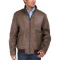 Mens Luciano Natazzi Lambskin Leather Vi - Image1