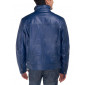 Mens Luciano Natazzi Leather Moto Biker  - Image3