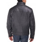 Mens Luciano Natazzi Leather Moto Biker  - Image3