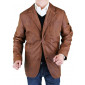 Mens Luciano Natazzi Leather Jacket Fitt - Image1