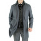 Mens Luciano Natazzi Fitted Walker Coat  - Image1