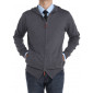 Mens Luciano Natazzi Front Zip Hoodie Sw - Image1