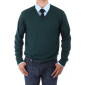 Mens Luciano Natazzi V-neck Cotton Sweat - Image1