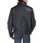 Mens Luciano Natazzi Leather Moto Biker  - Image3