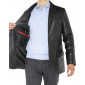 Mens Luciano Natazzi Lambskin Leather Bl - Image4