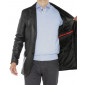 Mens Luciano Natazzi Lambskin Leather Bl - Image5