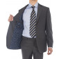 Mens Luciano Natazzi Modern Fit Suit 160 - Image6