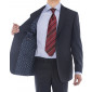Mens Luciano Natazzi Modern Fit Suit 160 - Image6