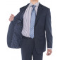 Mens Luciano Natazzi Modern Fit Suit 160 - Image6