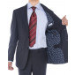 Mens Luciano Natazzi Modern Fit Suit 160 - Image7