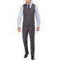Mens Luciano Natazzi Vested 3-Piece Suit - Image4