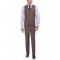 Mens Luciano Natazzi Vested 3-Piece Suit - Image4