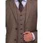 Mens Luciano Natazzi Vested 3-Piece Suit - Image5