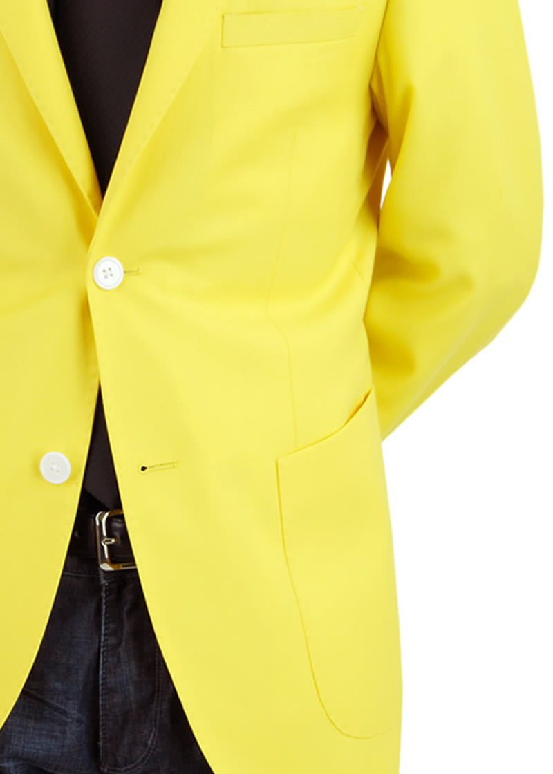 Mens Yellow 2 Button suit separates by Salvatore Exte Fashion Suit Outlet