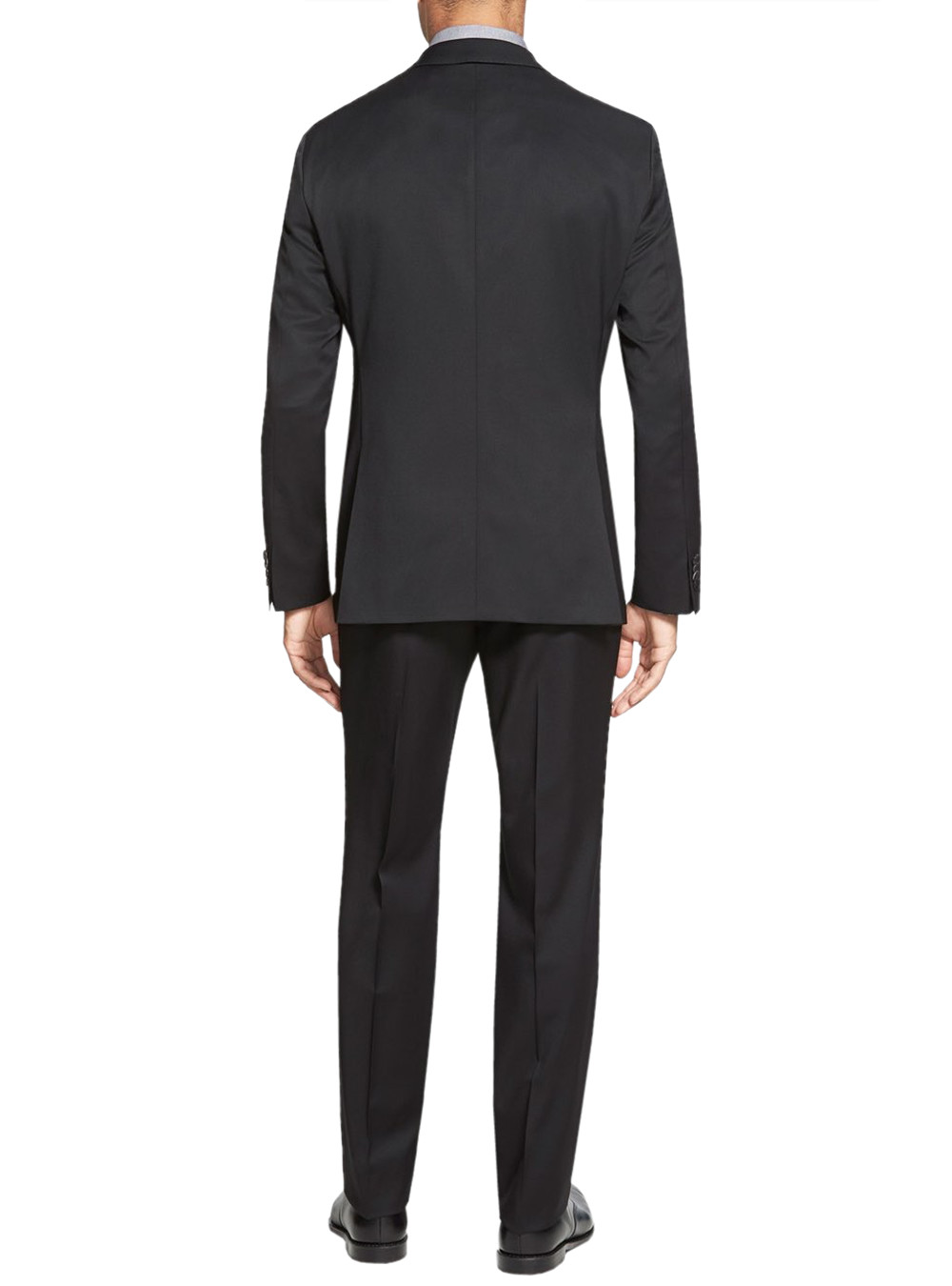 Mens Black 2 Button modern fit suits by Salvatore Exte Fashion Suit