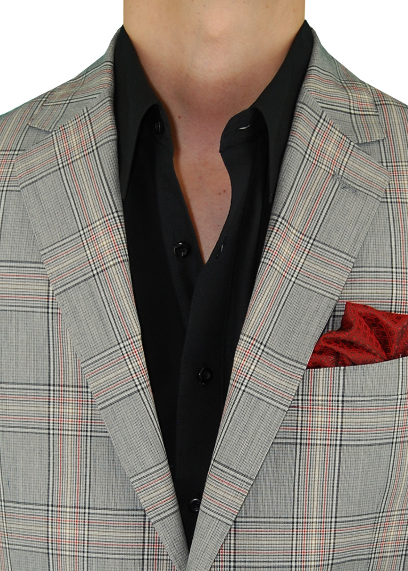 Mens DTI DARYA TRADING GV Executive Blazer Coat 1 Button Wool Window