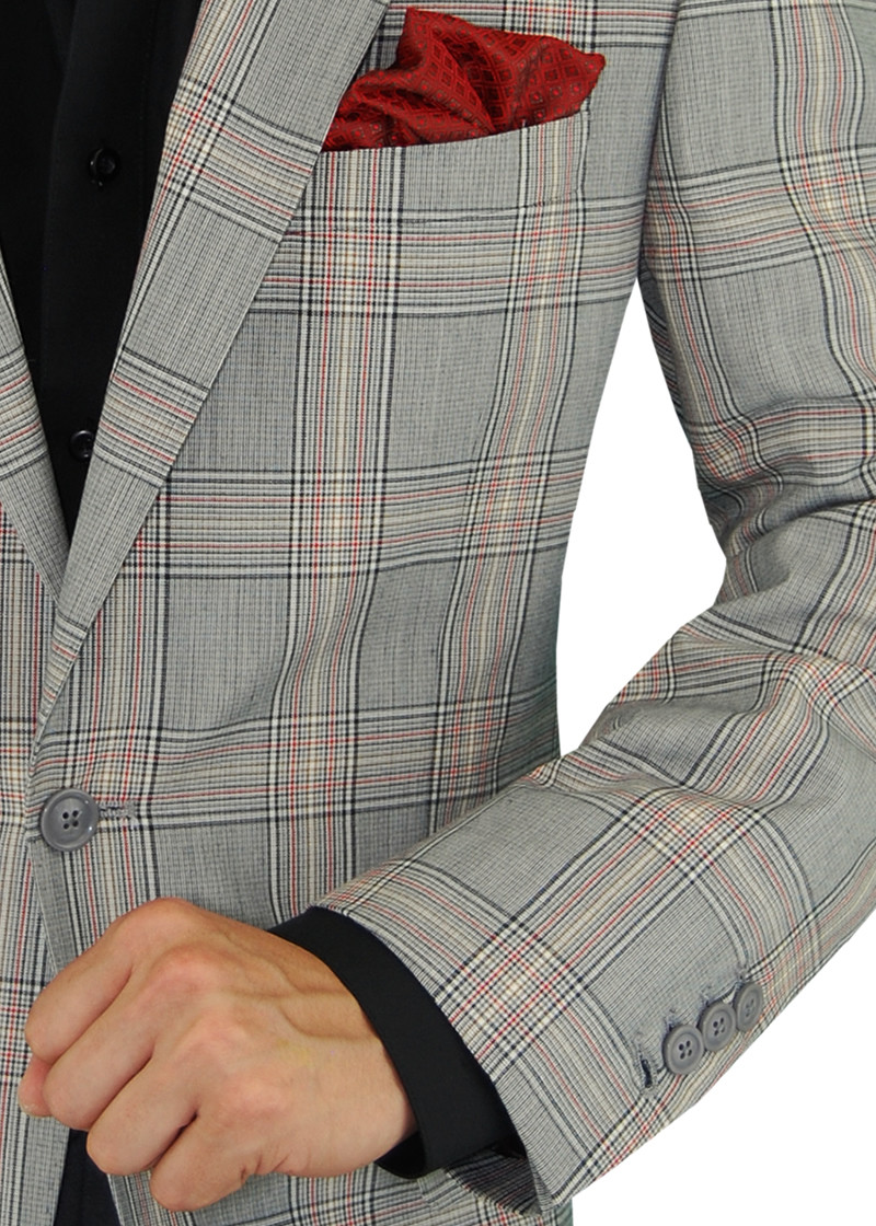 Mens DTI DARYA TRADING GV Executive Blazer Coat 1 Button Wool Window