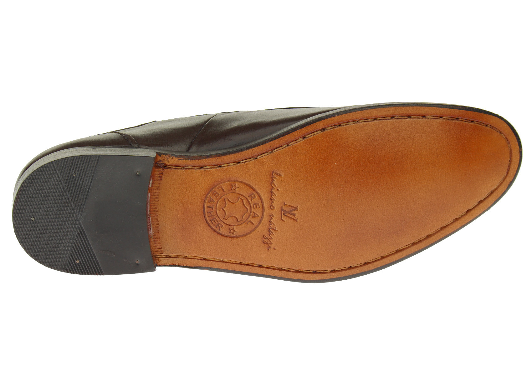 Mens Luciano Natazzi Full Leather Modern Lace-Up Dress Shoe SL306 in ...